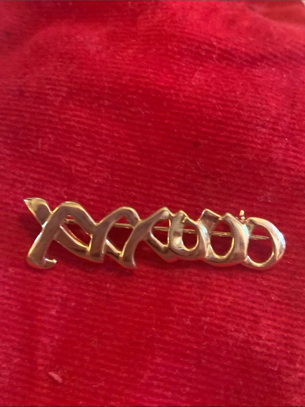 Tiffany&co 18k gold Brooch